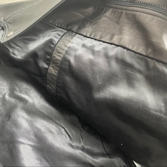 H-Bar Vintage 90’s Cirque du Soleil leather jacket - Picture 7 of 11